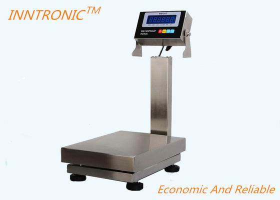600KG Stainless Steel Industrial Platform Weighing Scales with indicator for sea food AC 220V 50Hz